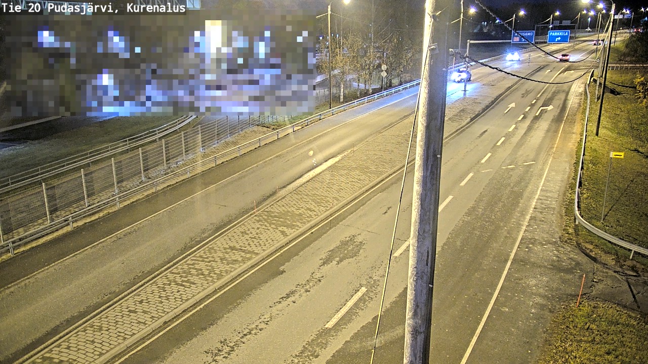 Kelikamerat Kuva Tie 20 Pudasjärvi, Kurenalus, Pudasjärvi, Pohjois-Pohjanmaa