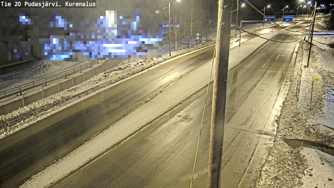 Kelikamerat Kuva Tie 20 Pudasjärvi, Kurenalus, Pudasjärvi, Pohjois-Pohjanmaa