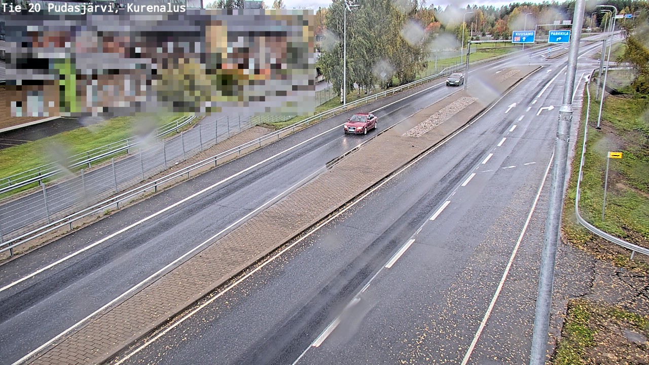 Weather Camera Image Väg 20Pudasjärvi, Kurenalus, Pudasjärvi, Pohjois-Pohjanmaa