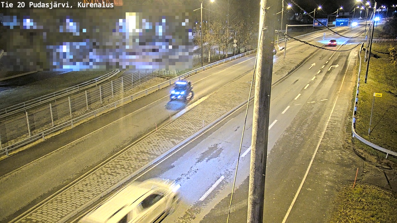 Kelikamerat Kuva Tie 20 Pudasjärvi, Kurenalus, Pudasjärvi, Pohjois-Pohjanmaa