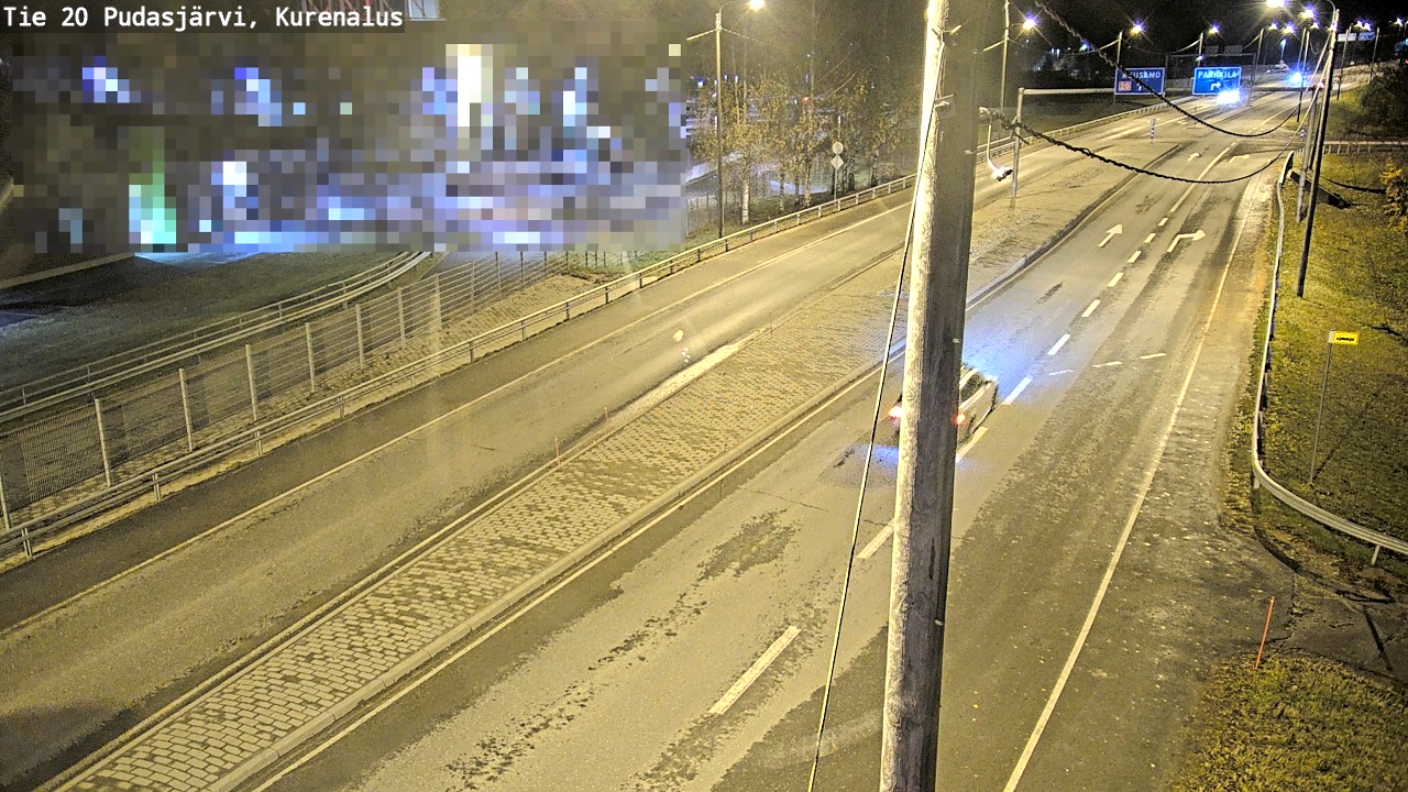 Kelikamerat Kuva Tie 20 Pudasjärvi, Kurenalus, Pudasjärvi, Pohjois-Pohjanmaa