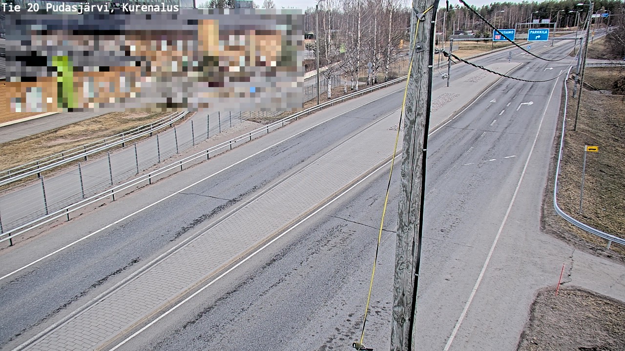 Kelikamerat Kuva Tie 20 Pudasjärvi, Kurenalus, Pudasjärvi, Pohjois-Pohjanmaa