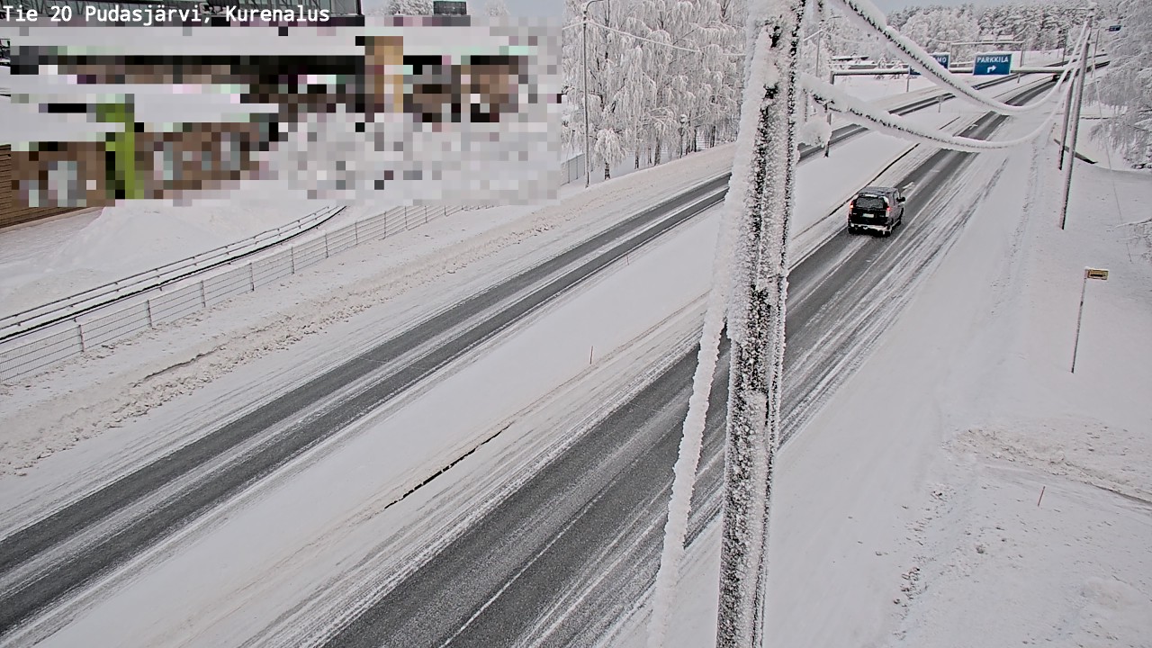 Kelikamerat Kuva Tie 20 Pudasjärvi, Kurenalus, Pudasjärvi, Pohjois-Pohjanmaa