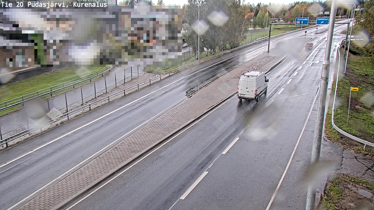 Weather Camera Image Väg 20Pudasjärvi, Kurenalus, Pudasjärvi, Pohjois-Pohjanmaa