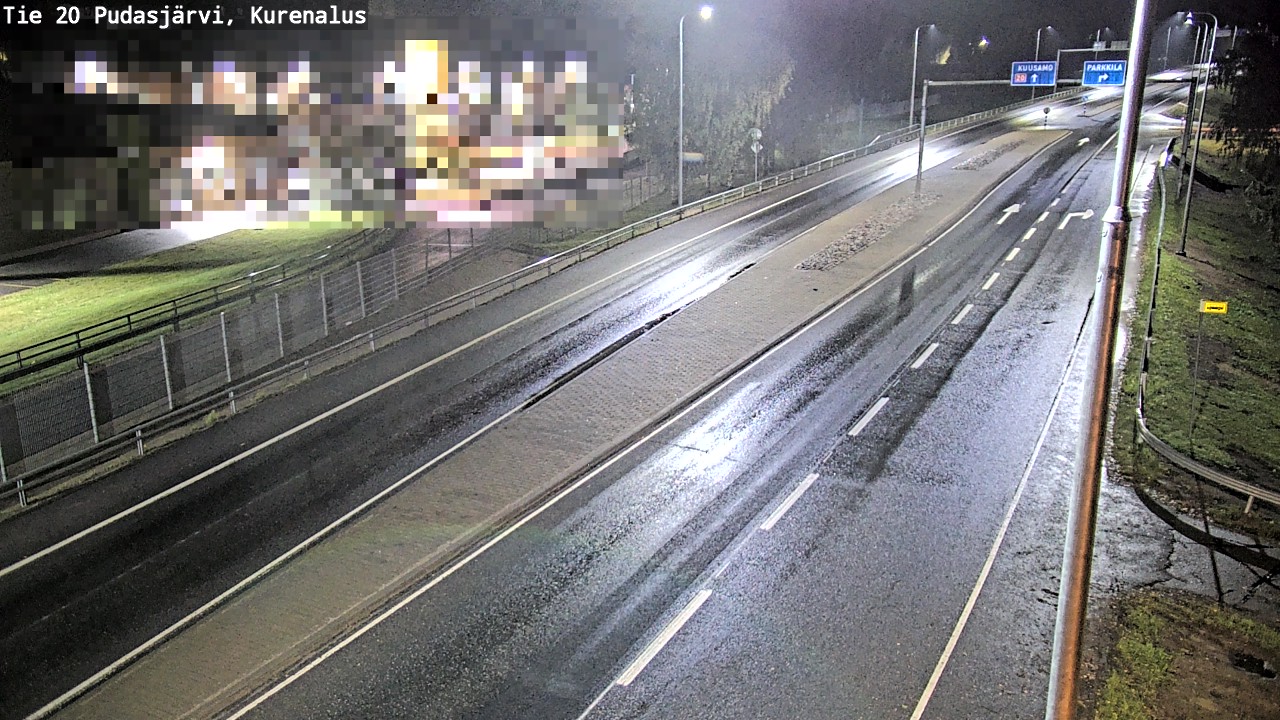 Weather Camera Image Väg 20Pudasjärvi, Kurenalus, Pudasjärvi, Pohjois-Pohjanmaa