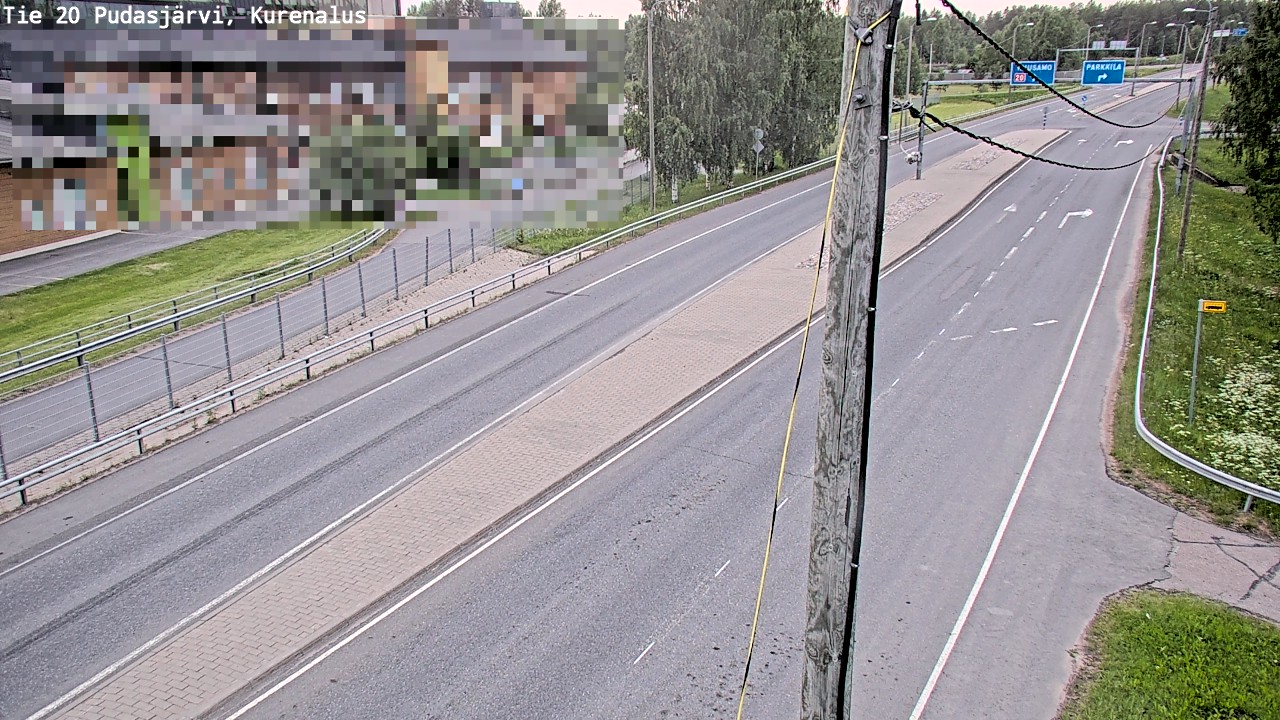 Kelikamerat Kuva Tie 20 Pudasjärvi, Kurenalus, Pudasjärvi, Pohjois-Pohjanmaa