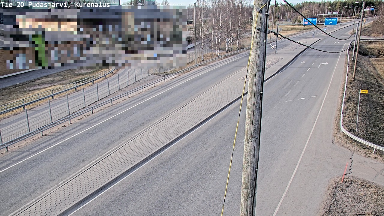 Kelikamerat Kuva Tie 20 Pudasjärvi, Kurenalus, Pudasjärvi, Pohjois-Pohjanmaa