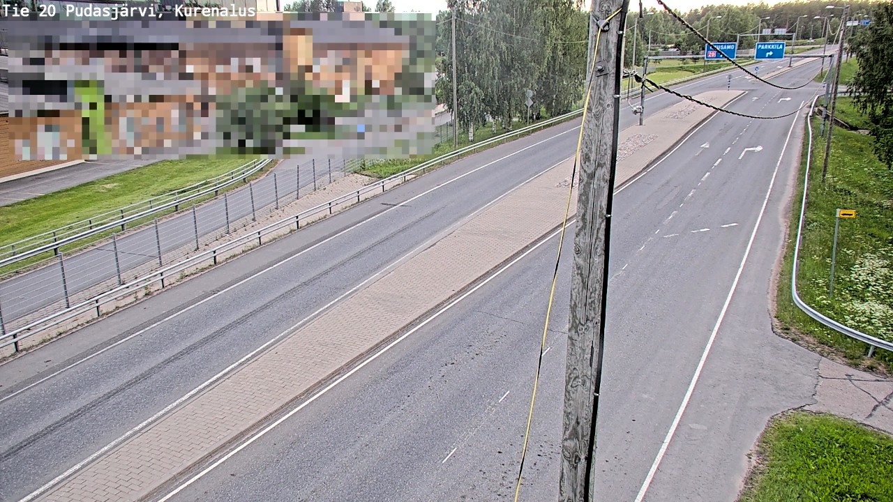 Kelikamerat Kuva Tie 20 Pudasjärvi, Kurenalus, Pudasjärvi, Pohjois-Pohjanmaa