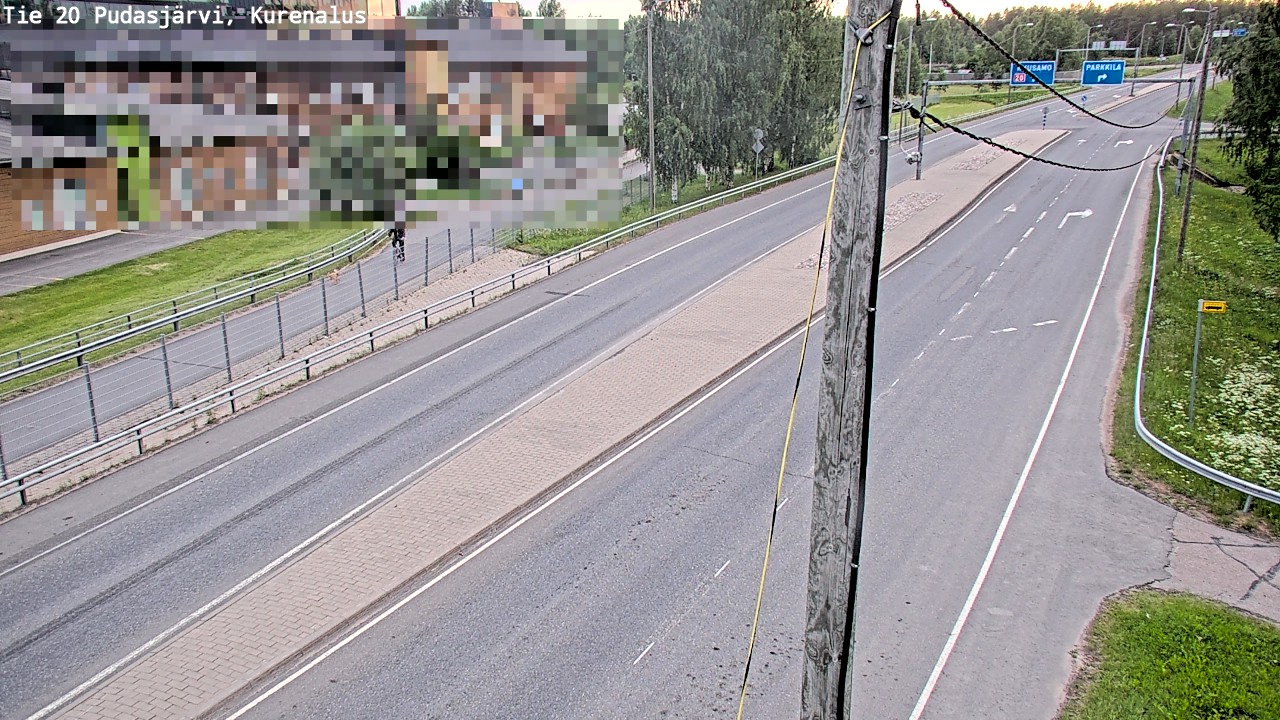 Kelikamerat Kuva Tie 20 Pudasjärvi, Kurenalus, Pudasjärvi, Pohjois-Pohjanmaa
