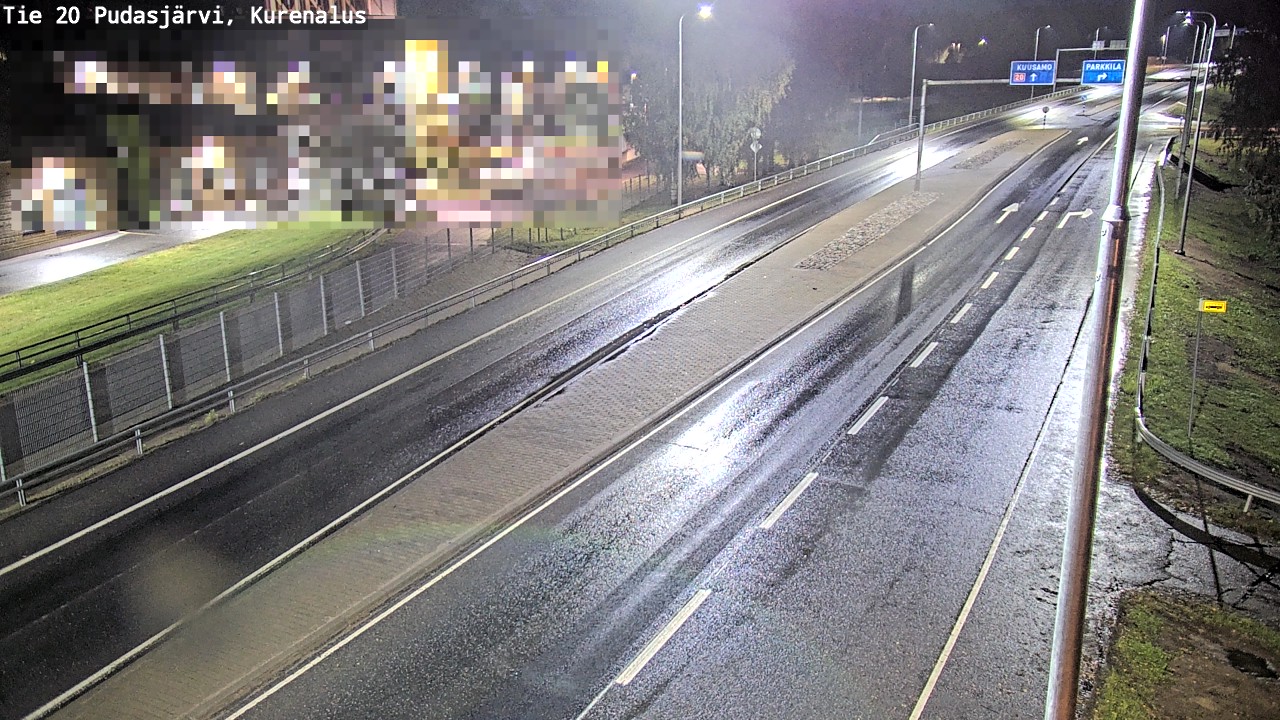 Weather Camera Image Väg 20Pudasjärvi, Kurenalus, Pudasjärvi, Pohjois-Pohjanmaa