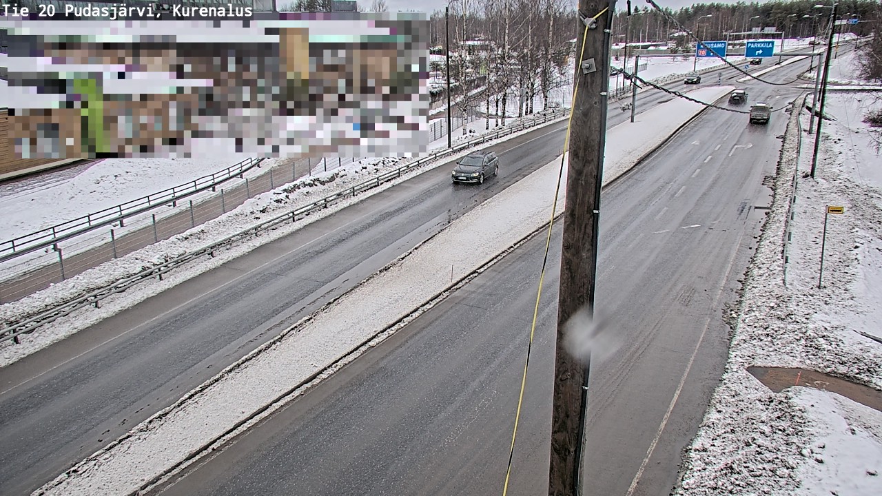 Kelikamerat Kuva Tie 20 Pudasjärvi, Kurenalus, Pudasjärvi, Pohjois-Pohjanmaa