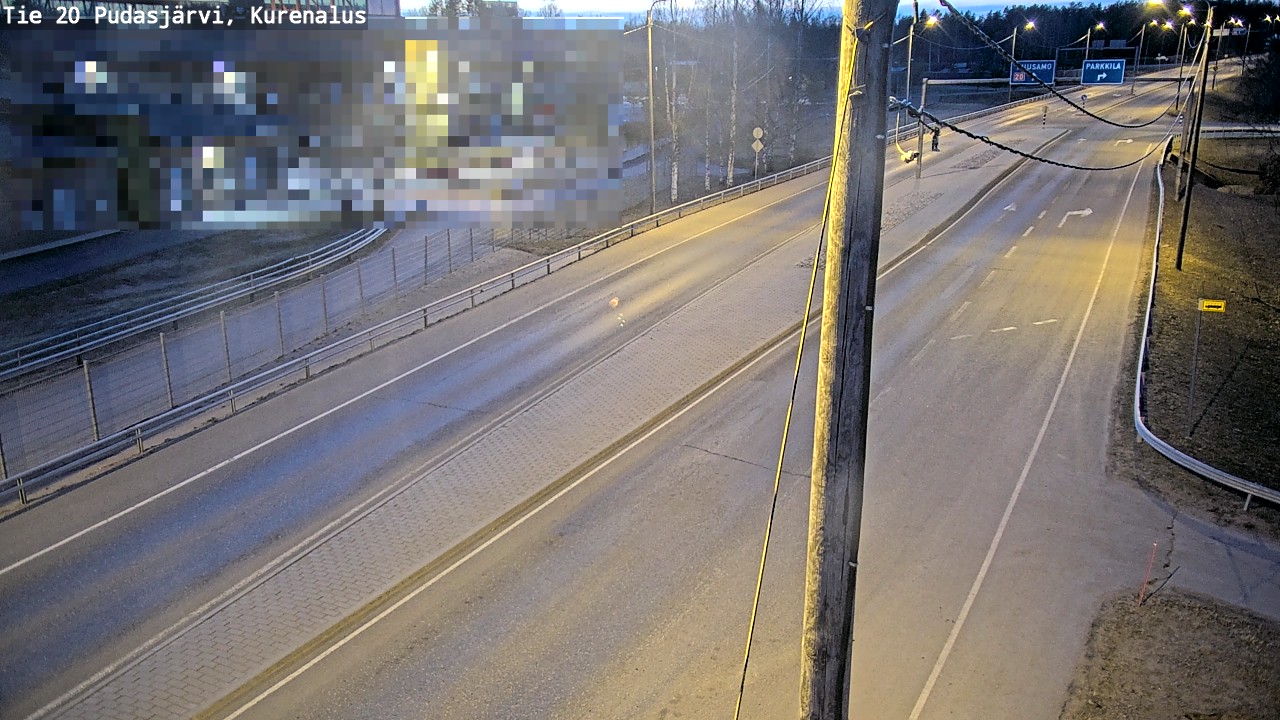 Kelikamerat Kuva Tie 20 Pudasjärvi, Kurenalus, Pudasjärvi, Pohjois-Pohjanmaa