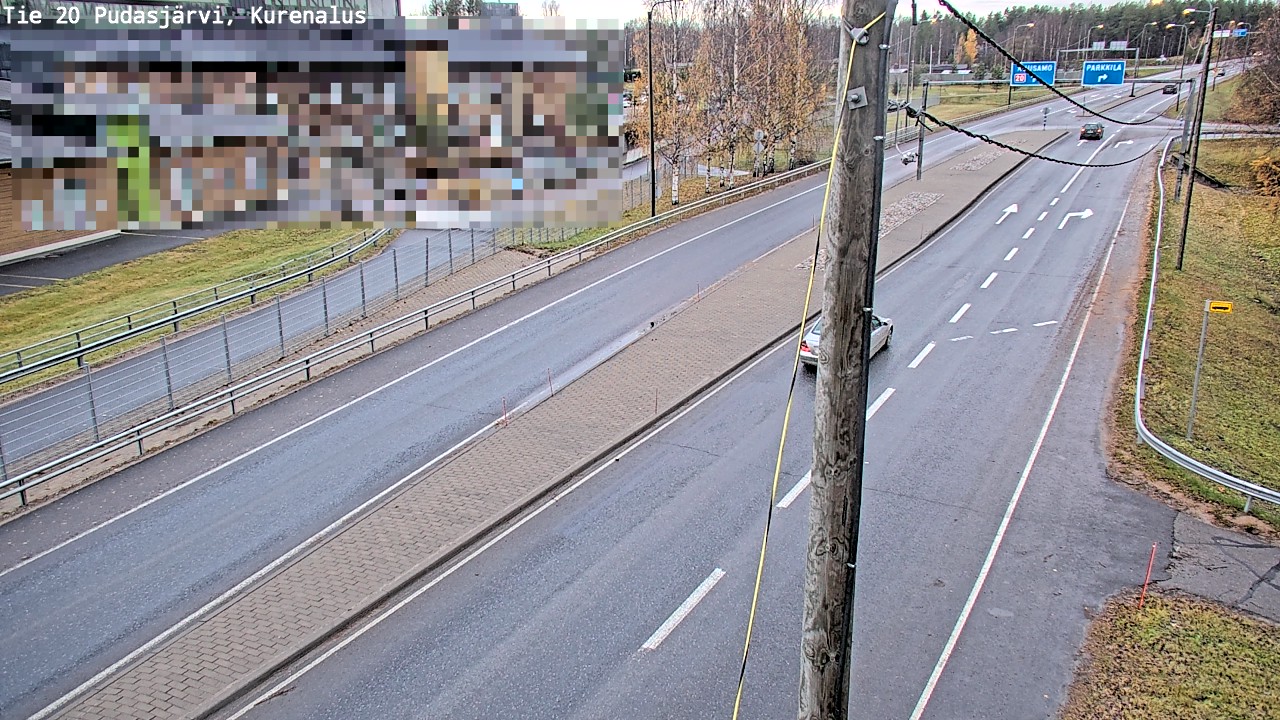 Kelikamerat Kuva Tie 20 Pudasjärvi, Kurenalus, Pudasjärvi, Pohjois-Pohjanmaa