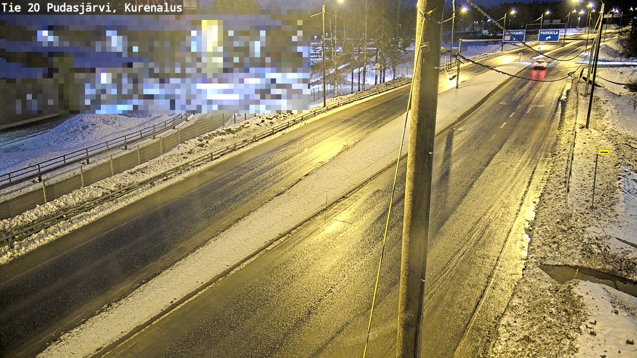 Kelikamerat Kuva Tie 20 Pudasjärvi, Kurenalus, Pudasjärvi, Pohjois-Pohjanmaa