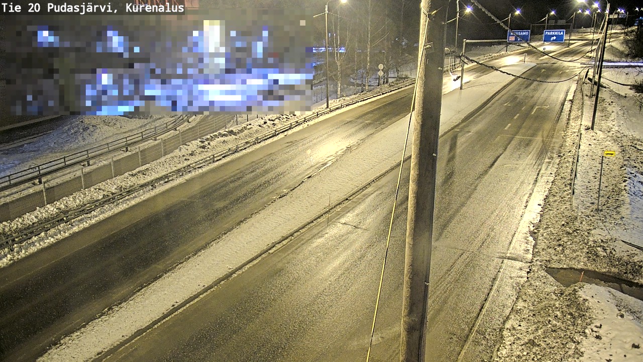 Kelikamerat Kuva Tie 20 Pudasjärvi, Kurenalus, Pudasjärvi, Pohjois-Pohjanmaa