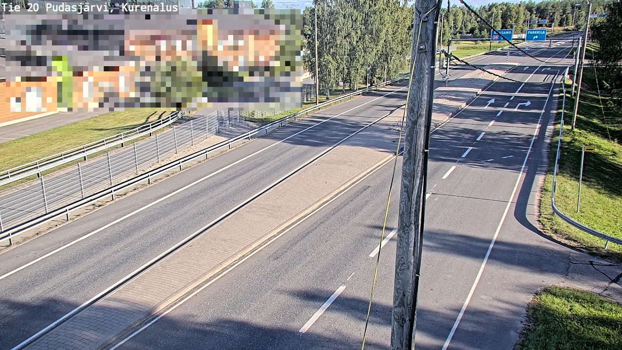 Weather Camera Image Väg 20Pudasjärvi, Kurenalus, Pudasjärvi, Pohjois-Pohjanmaa