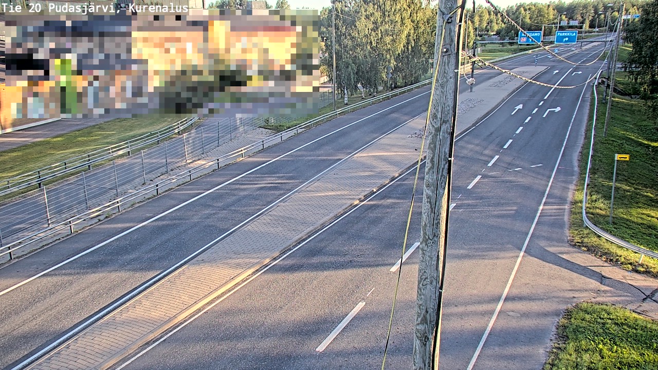 Weather Camera Image Väg 20Pudasjärvi, Kurenalus, Pudasjärvi, Pohjois-Pohjanmaa