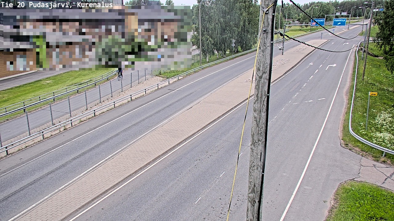 Kelikamerat Kuva Tie 20 Pudasjärvi, Kurenalus, Pudasjärvi, Pohjois-Pohjanmaa