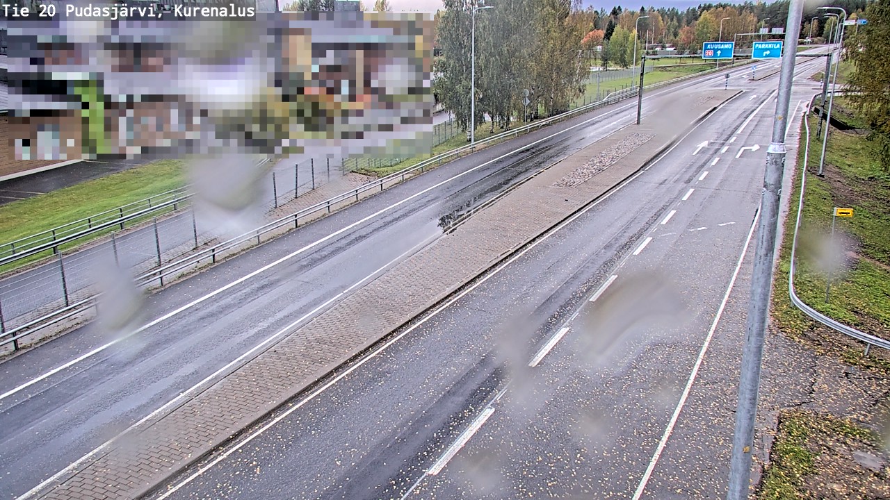 Weather Camera Image Väg 20Pudasjärvi, Kurenalus, Pudasjärvi, Pohjois-Pohjanmaa