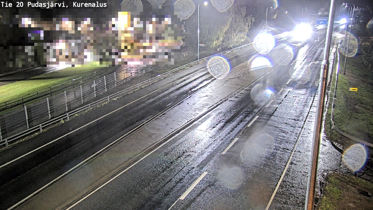 Weather Camera Image Väg 20Pudasjärvi, Kurenalus, Pudasjärvi, Pohjois-Pohjanmaa