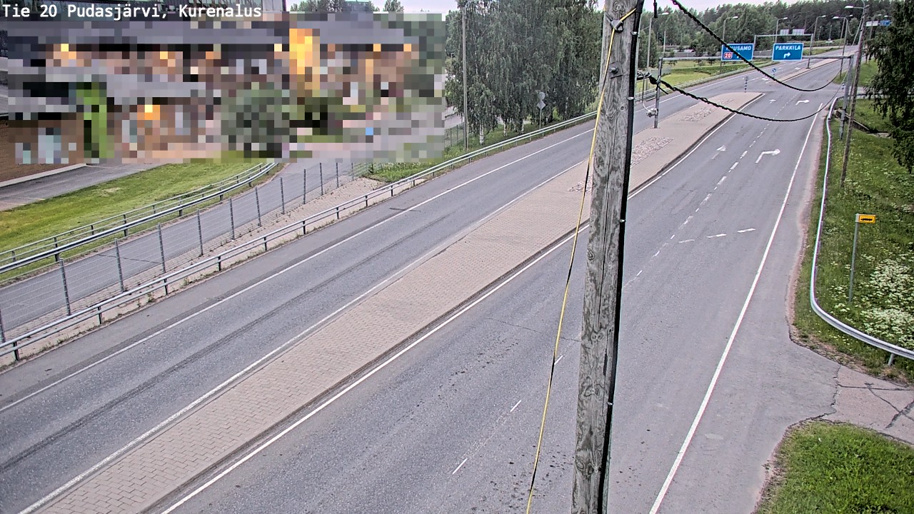 Kelikamerat Kuva Tie 20 Pudasjärvi, Kurenalus, Pudasjärvi, Pohjois-Pohjanmaa