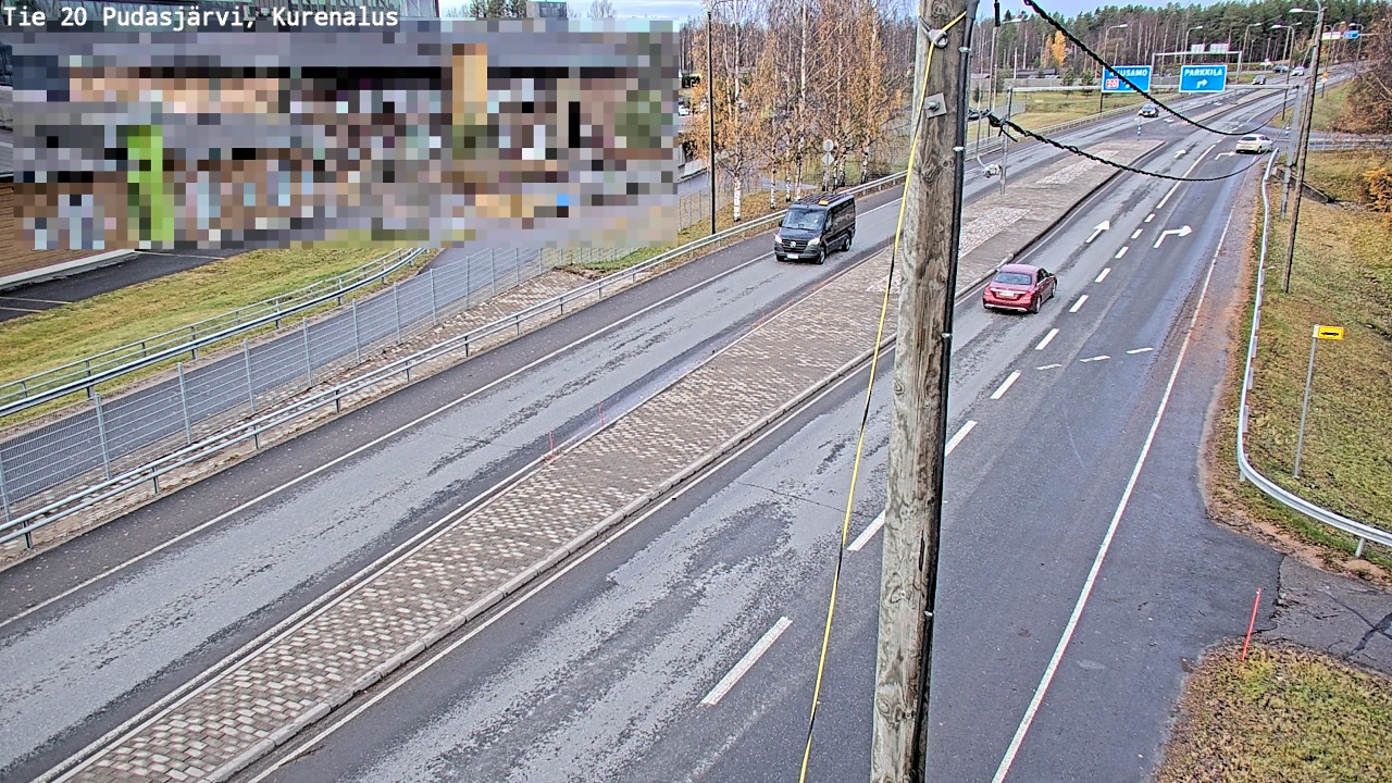 Kelikamerat Kuva Tie 20 Pudasjärvi, Kurenalus, Pudasjärvi, Pohjois-Pohjanmaa