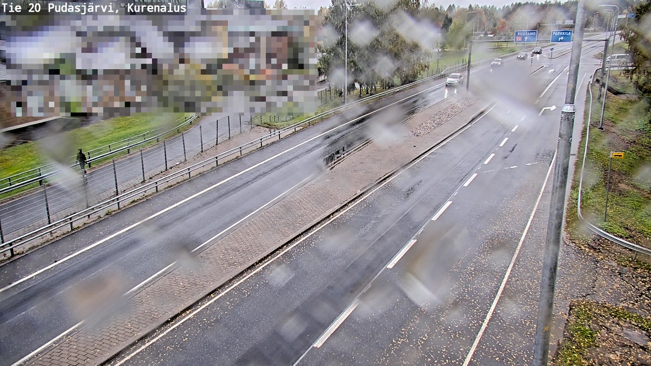 Weather Camera Image Väg 20Pudasjärvi, Kurenalus, Pudasjärvi, Pohjois-Pohjanmaa
