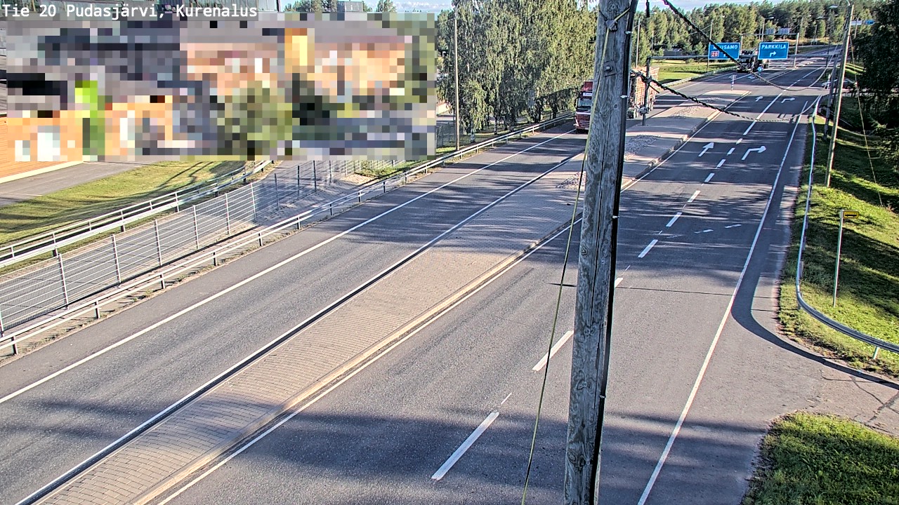 Weather Camera Image Väg 20Pudasjärvi, Kurenalus, Pudasjärvi, Pohjois-Pohjanmaa