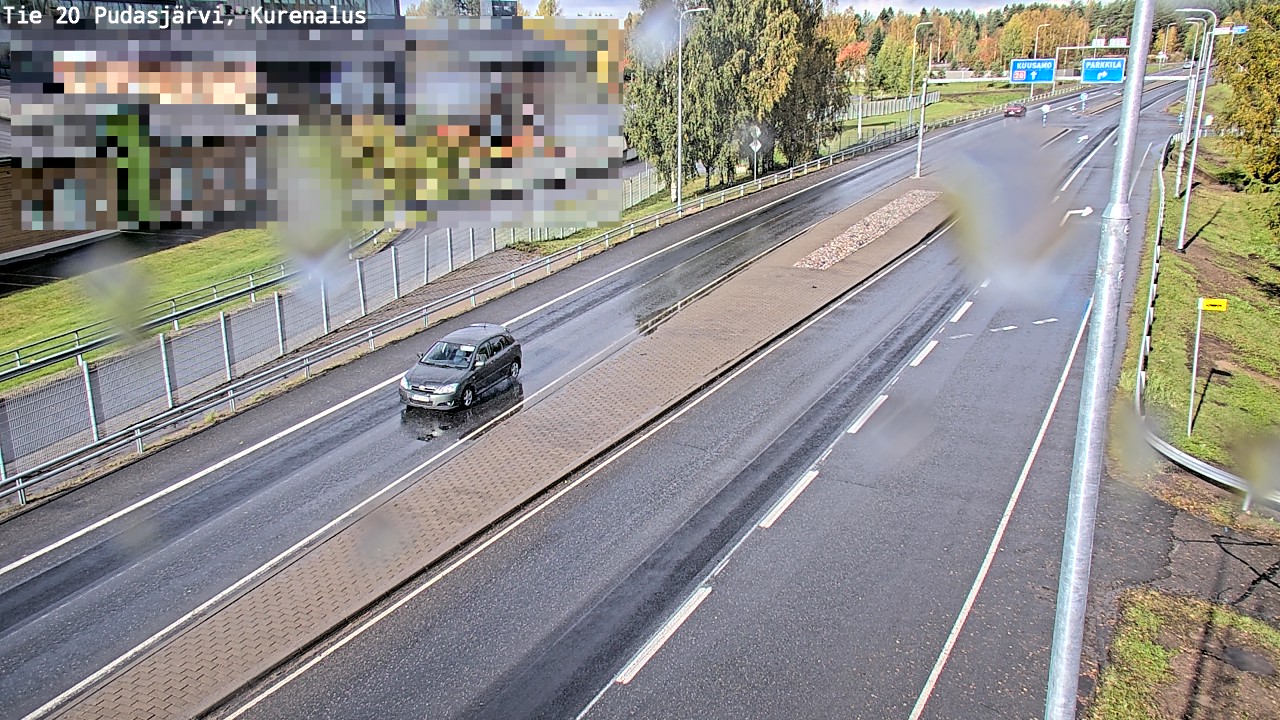 Weather Camera Image Väg 20Pudasjärvi, Kurenalus, Pudasjärvi, Pohjois-Pohjanmaa