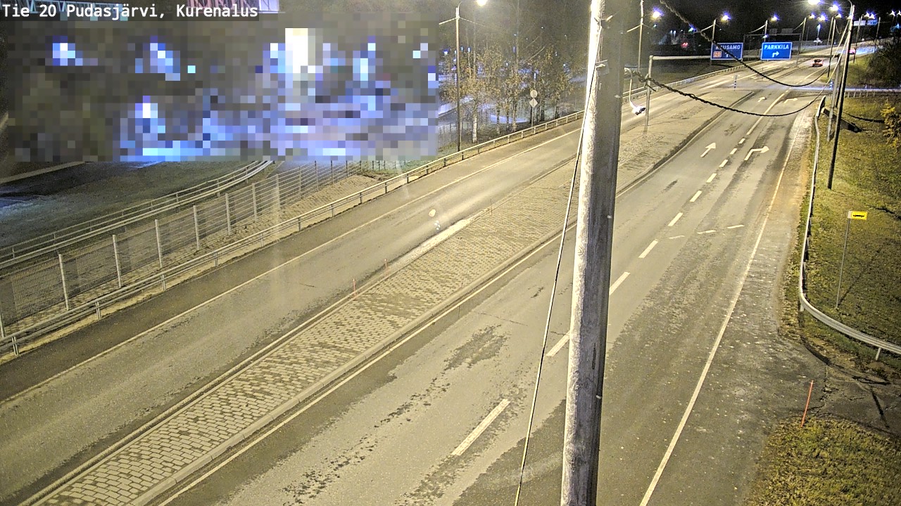 Kelikamerat Kuva Tie 20 Pudasjärvi, Kurenalus, Pudasjärvi, Pohjois-Pohjanmaa