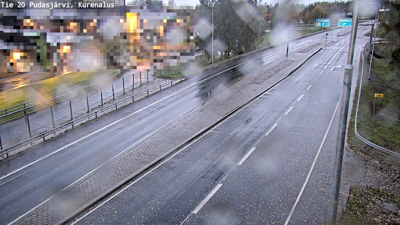 Weather Camera Image Väg 20Pudasjärvi, Kurenalus, Pudasjärvi, Pohjois-Pohjanmaa