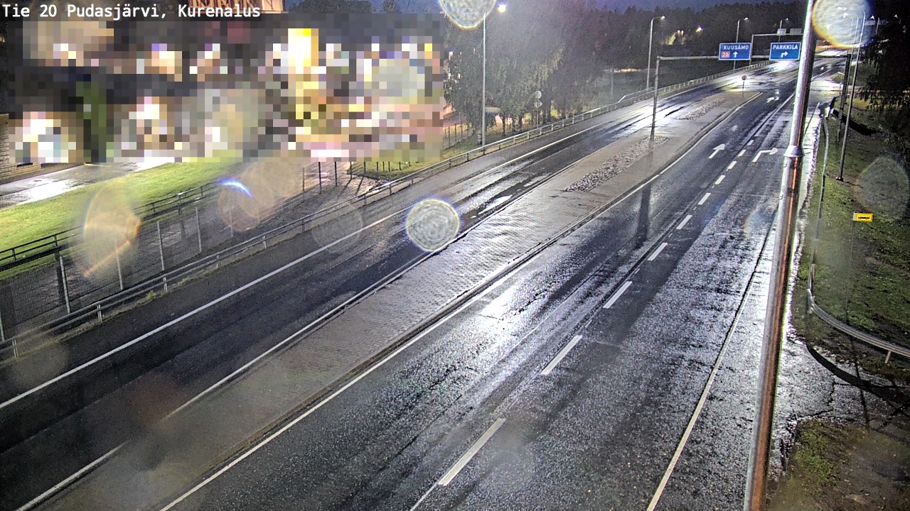 Weather Camera Image Väg 20Pudasjärvi, Kurenalus, Pudasjärvi, Pohjois-Pohjanmaa