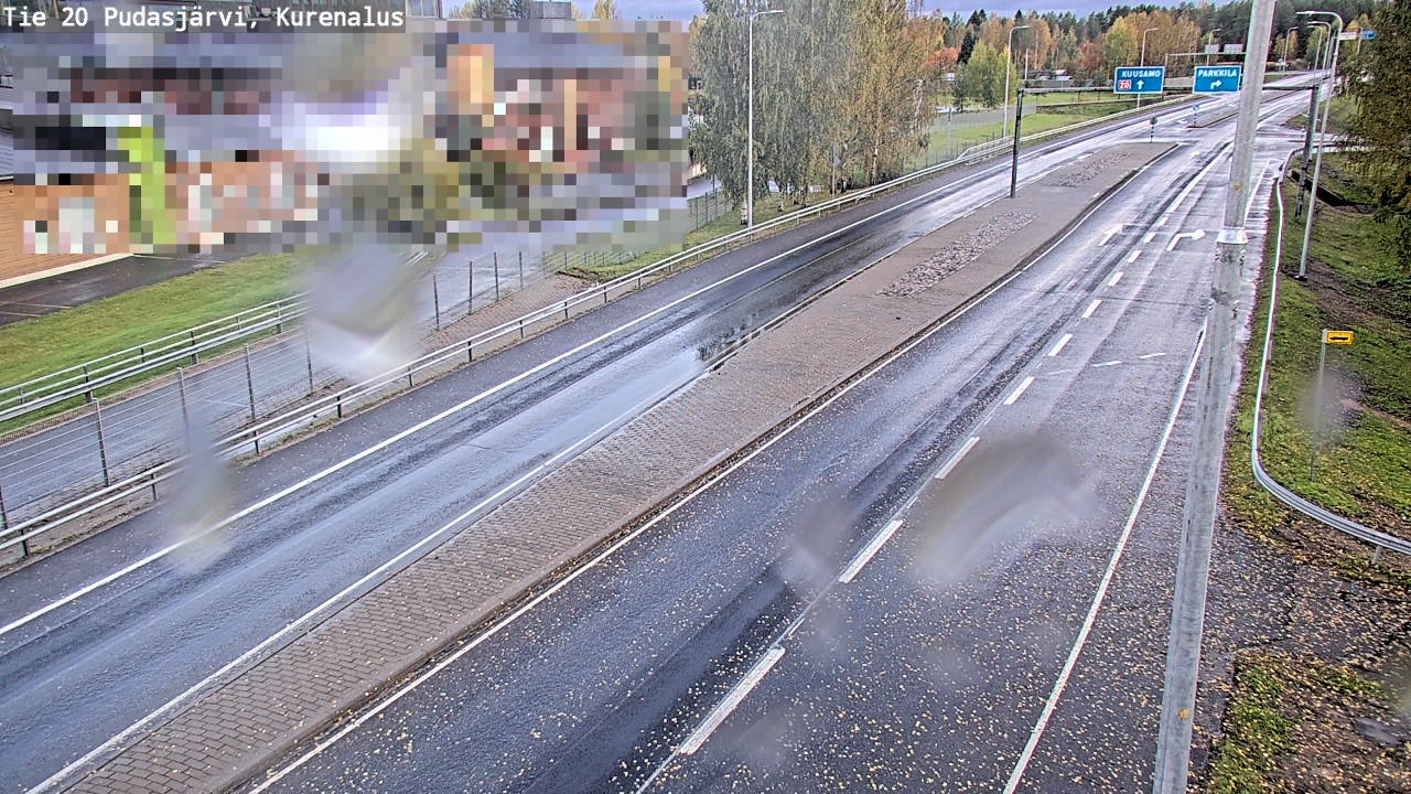 Weather Camera Image Väg 20Pudasjärvi, Kurenalus, Pudasjärvi, Pohjois-Pohjanmaa