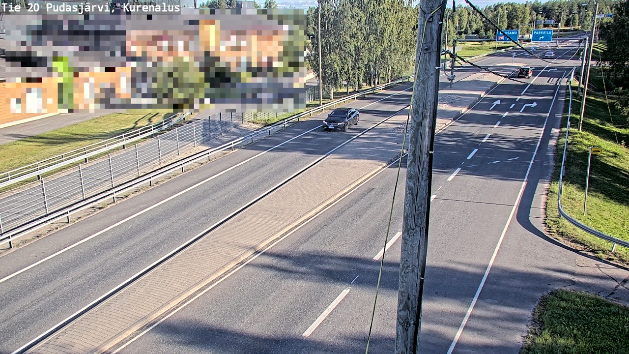Weather Camera Image Väg 20Pudasjärvi, Kurenalus, Pudasjärvi, Pohjois-Pohjanmaa