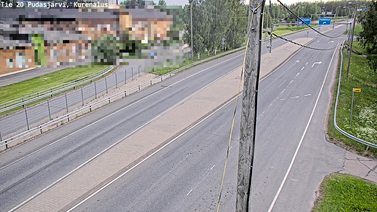 Kelikamerat Kuva Tie 20 Pudasjärvi, Kurenalus, Pudasjärvi, Pohjois-Pohjanmaa