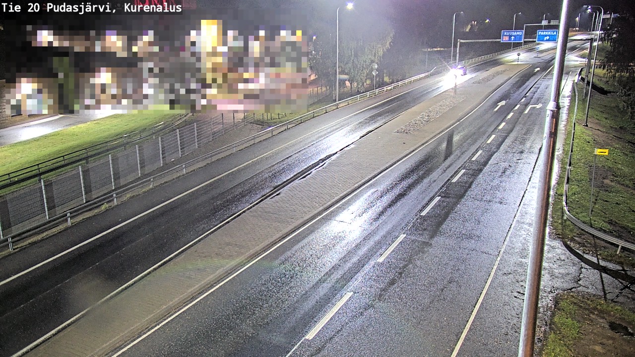 Weather Camera Image Väg 20Pudasjärvi, Kurenalus, Pudasjärvi, Pohjois-Pohjanmaa