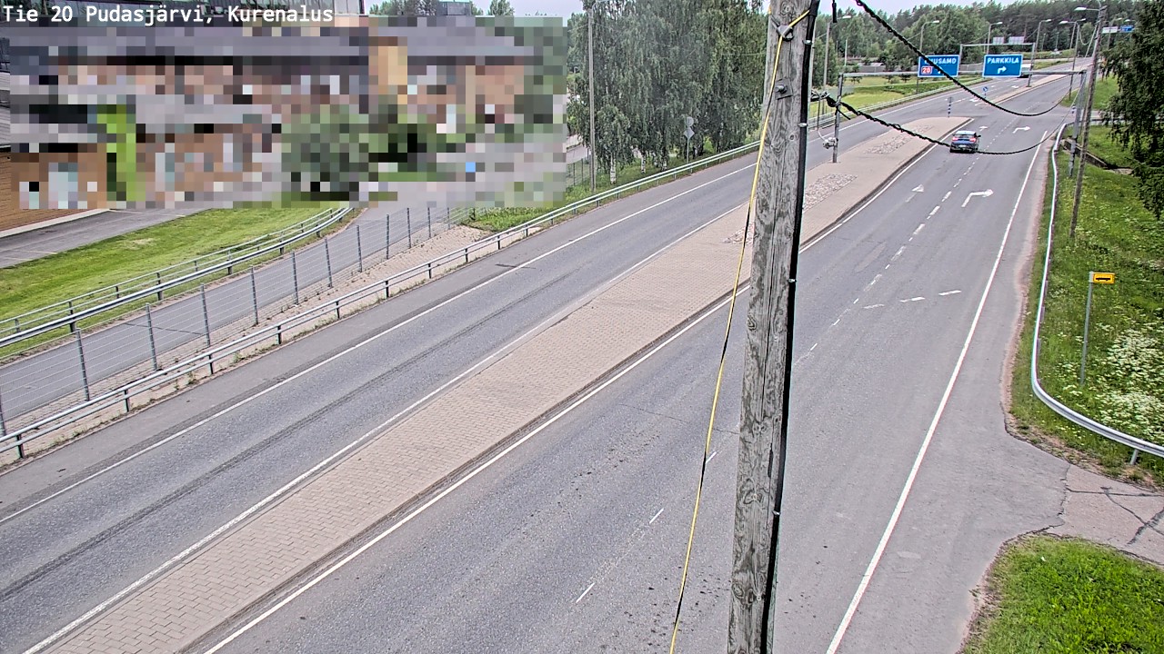 Kelikamerat Kuva Tie 20 Pudasjärvi, Kurenalus, Pudasjärvi, Pohjois-Pohjanmaa