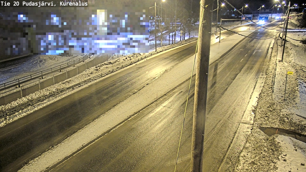 Kelikamerat Kuva Tie 20 Pudasjärvi, Kurenalus, Pudasjärvi, Pohjois-Pohjanmaa