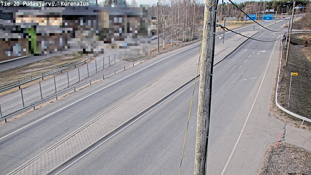 Kelikamerat Kuva Tie 20 Pudasjärvi, Kurenalus, Pudasjärvi, Pohjois-Pohjanmaa