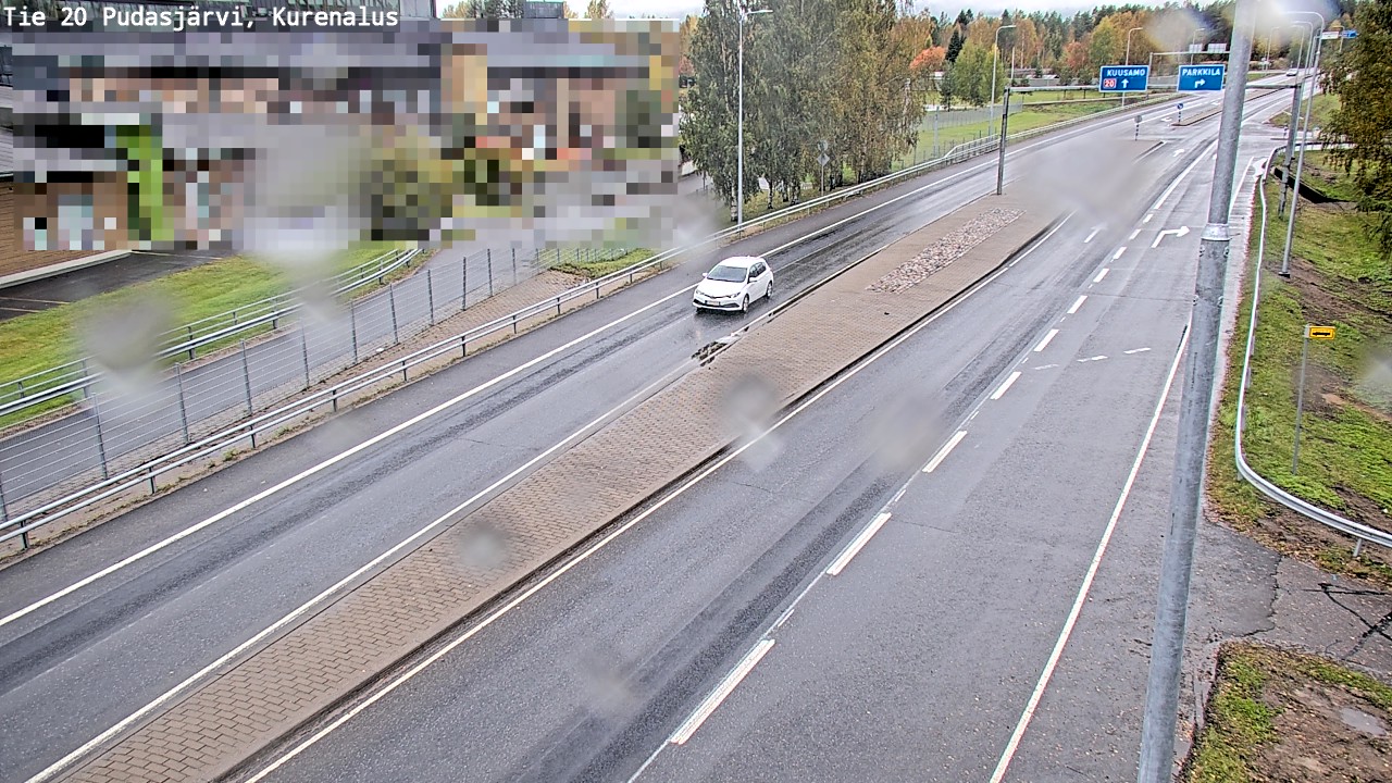 Weather Camera Image Väg 20Pudasjärvi, Kurenalus, Pudasjärvi, Pohjois-Pohjanmaa