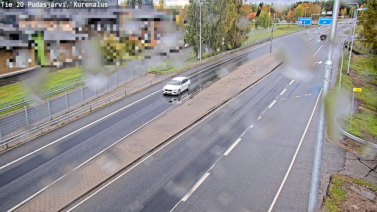 Weather Camera Image Väg 20Pudasjärvi, Kurenalus, Pudasjärvi, Pohjois-Pohjanmaa
