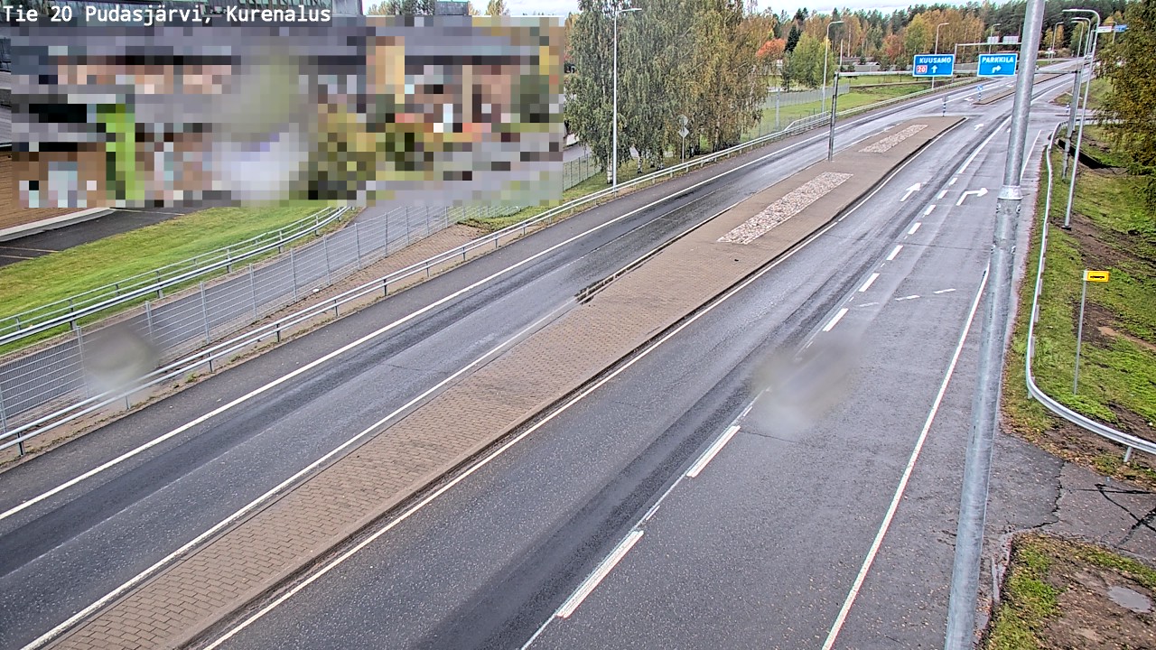 Weather Camera Image Väg 20Pudasjärvi, Kurenalus, Pudasjärvi, Pohjois-Pohjanmaa