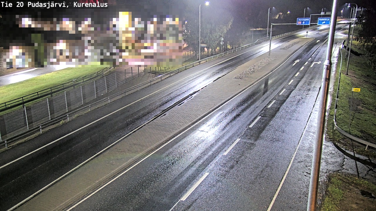 Weather Camera Image Väg 20Pudasjärvi, Kurenalus, Pudasjärvi, Pohjois-Pohjanmaa