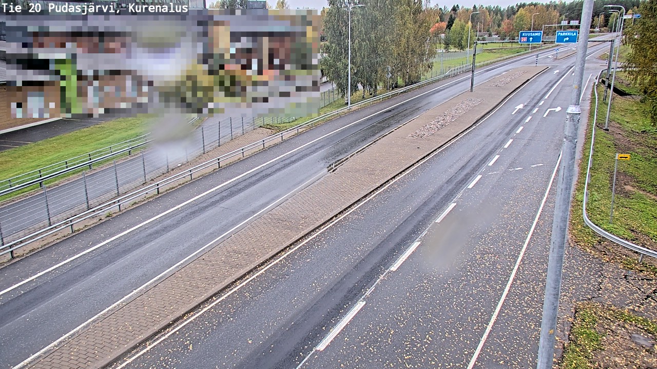 Weather Camera Image Väg 20Pudasjärvi, Kurenalus, Pudasjärvi, Pohjois-Pohjanmaa