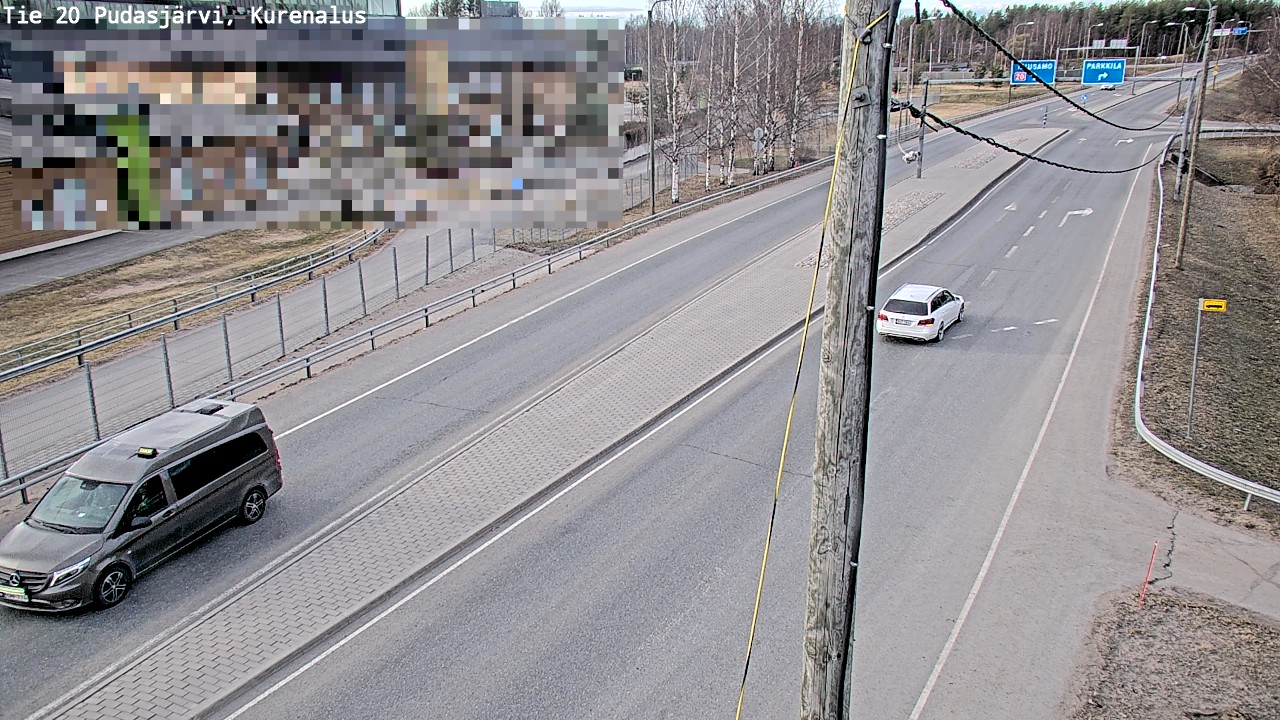 Kelikamerat Kuva Tie 20 Pudasjärvi, Kurenalus, Pudasjärvi, Pohjois-Pohjanmaa