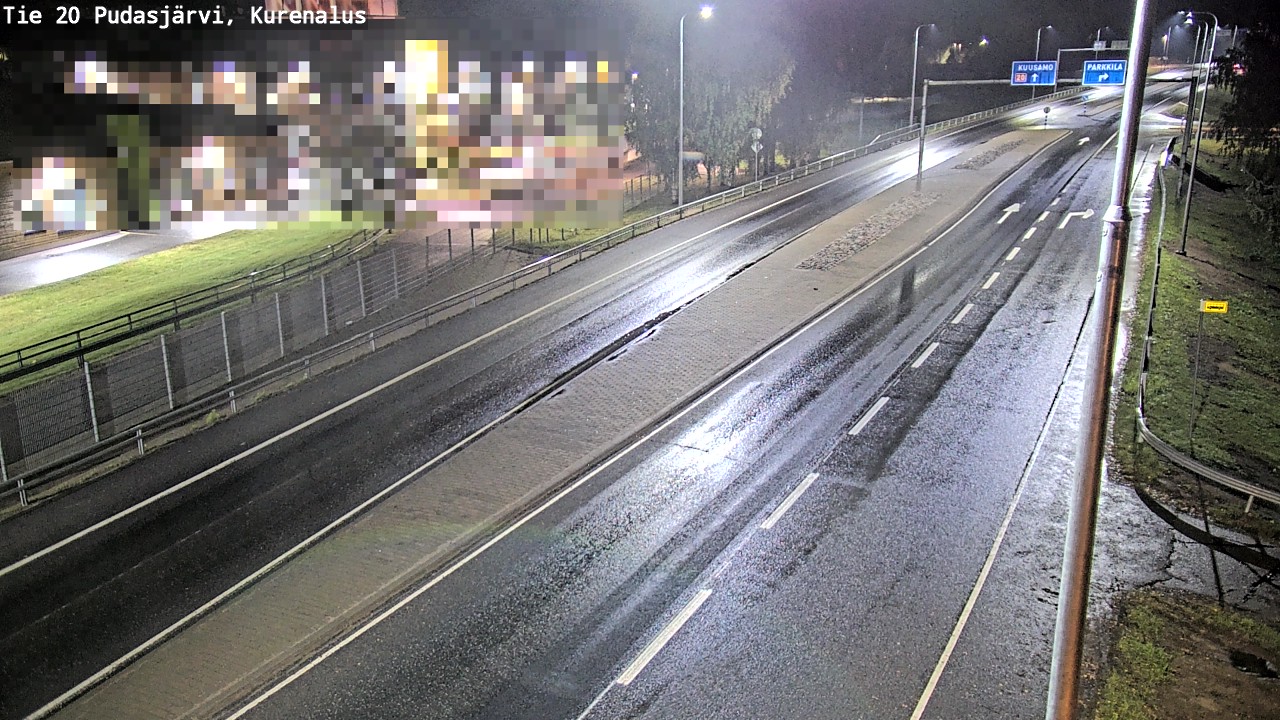 Weather Camera Image Väg 20Pudasjärvi, Kurenalus, Pudasjärvi, Pohjois-Pohjanmaa
