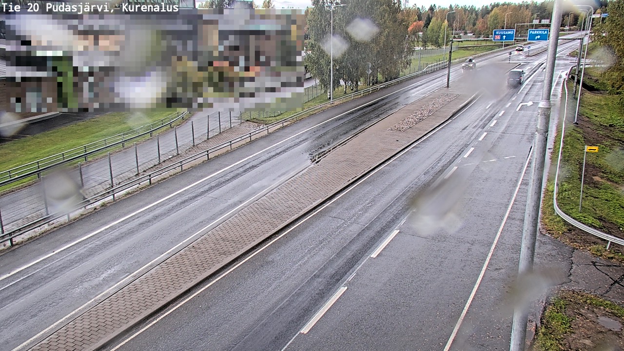 Weather Camera Image Väg 20Pudasjärvi, Kurenalus, Pudasjärvi, Pohjois-Pohjanmaa