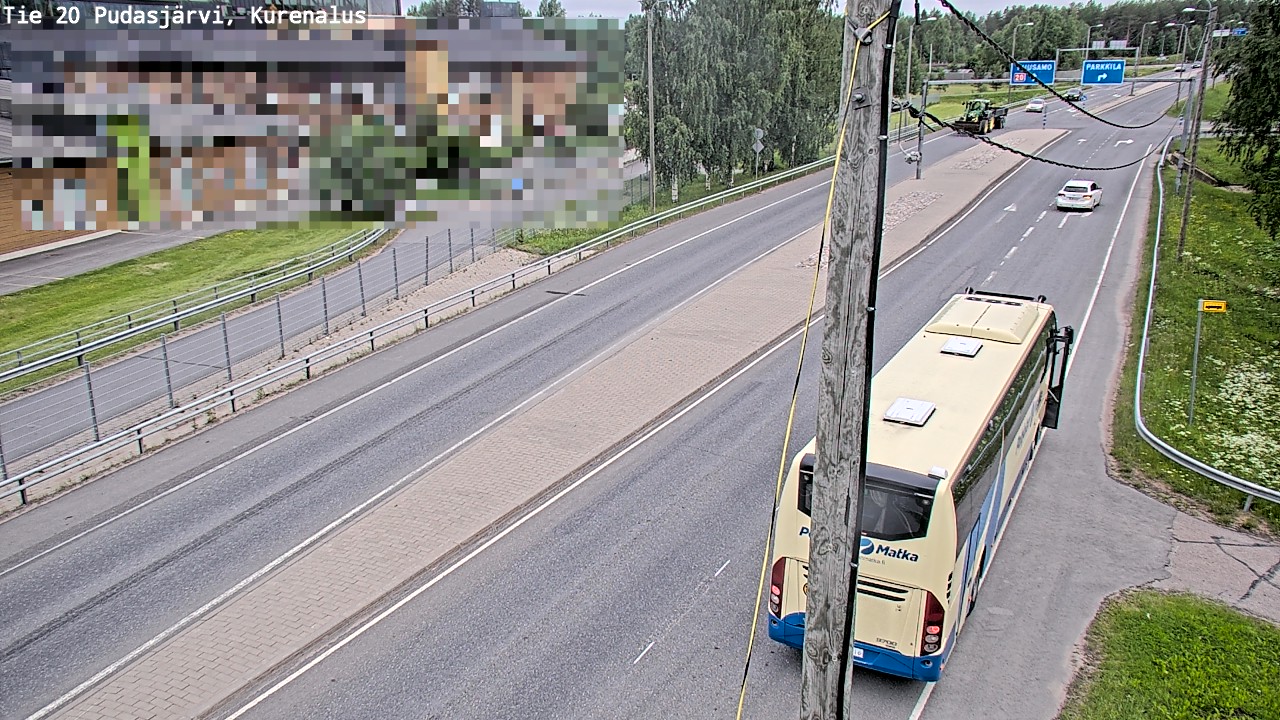 Weather Camera Image Väg 20Pudasjärvi, Kurenalus, Pudasjärvi, Pohjois-Pohjanmaa