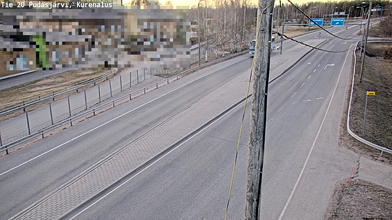 Kelikamerat Kuva Tie 20 Pudasjärvi, Kurenalus, Pudasjärvi, Pohjois-Pohjanmaa