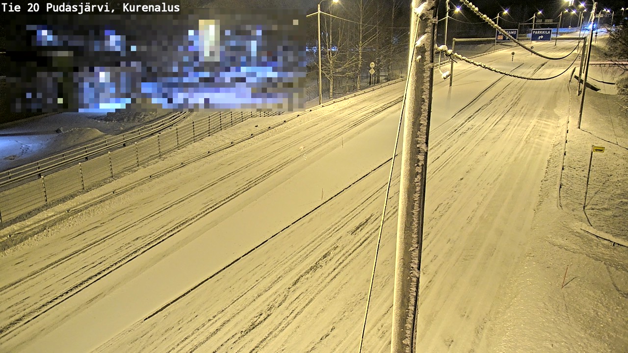 Kelikamerat Kuva Tie 20 Pudasjärvi, Kurenalus, Pudasjärvi, Pohjois-Pohjanmaa